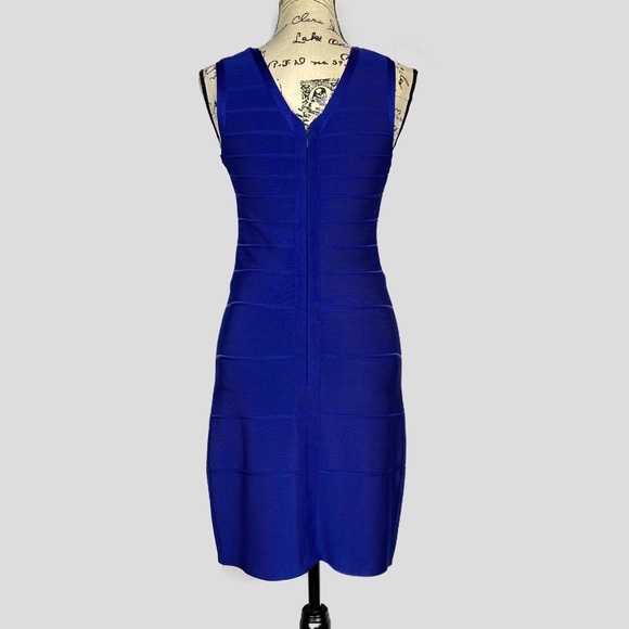 Calvin Klein Bodycon Cocktail Blue Dress - Picture 3 of 6